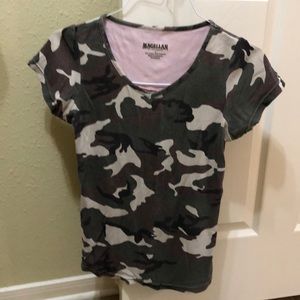 Ladies v neck T